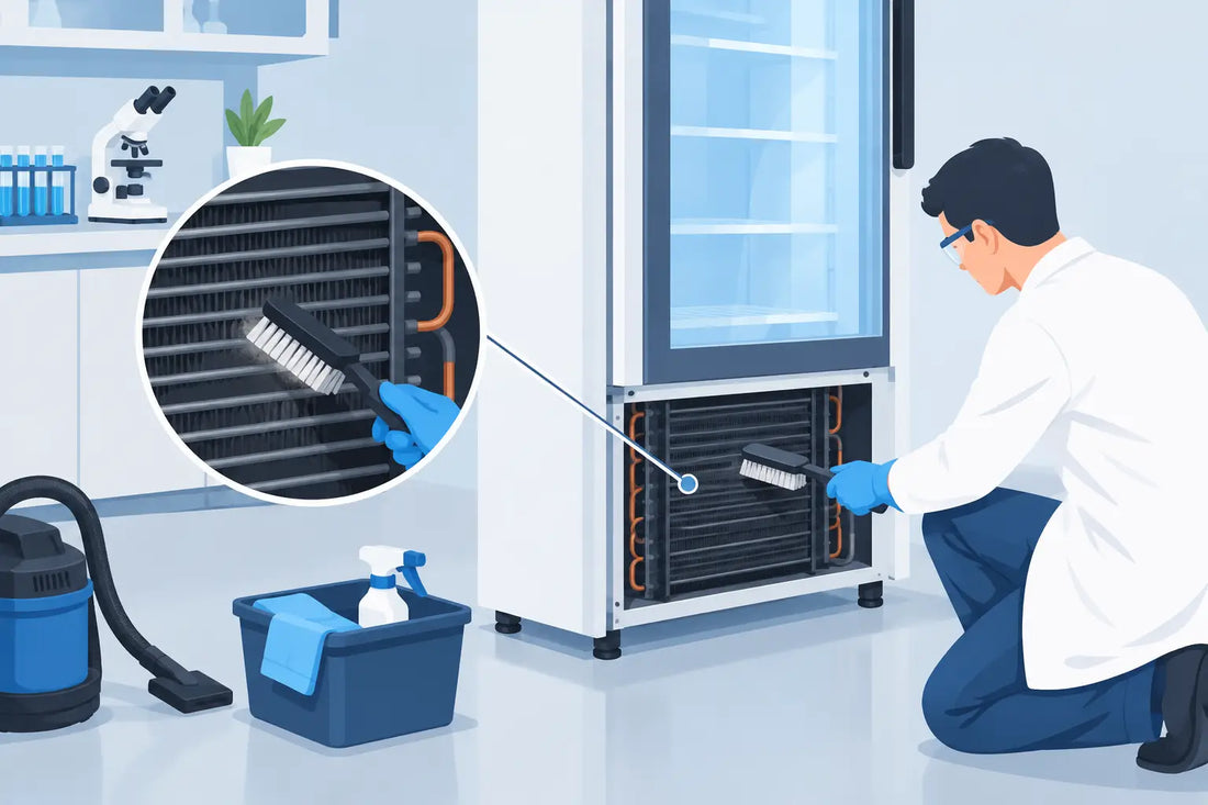 How to Clean Condenser Coils on Lab Refrigerators