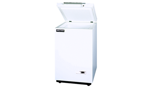 Arctiko Ultra Low Temperature Compact Biomedical Chest Freezer with Solid Top - 2.5 Cubic Feet
